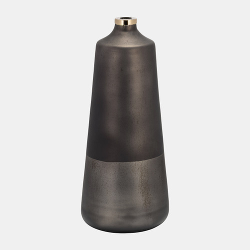 sagebrook home Glass 21"h Vase W/ring Bronze Wishlist Create New