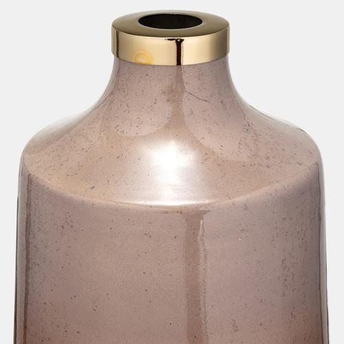 Sagebrook Home Glass 21"h Vase W/ Ring Champagne Wishlist Create New