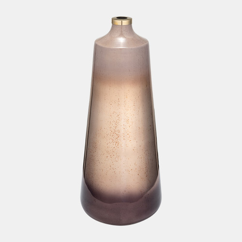 sagebrook home Glass 21"h Vase W/ Ring Champagne Wishlist Create New