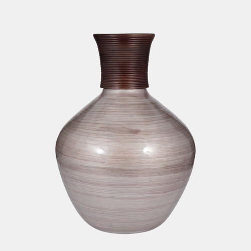 sagebrook home Glass 22" Wooden Top Vase Blush Wishlist Create New