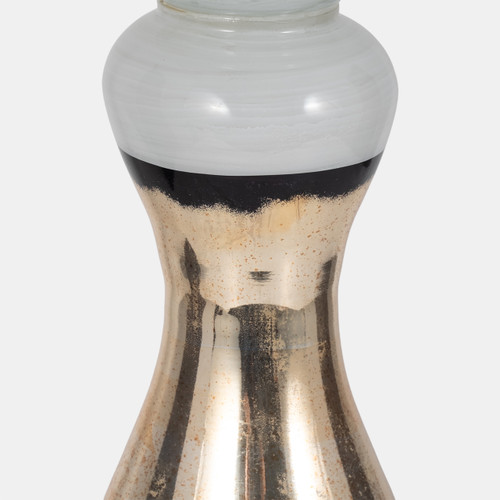 Sagebrook Home Glass 23" Candle Holder White Wishlist Create New