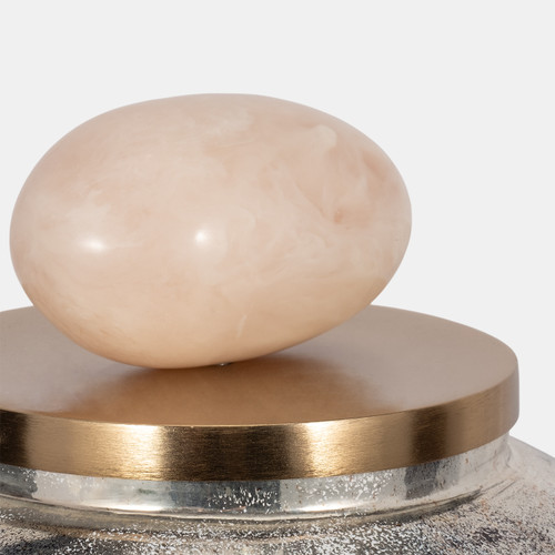 Sagebrook Home Glass 23" Vase W/ Resin Topper Gray Wishlist Create New