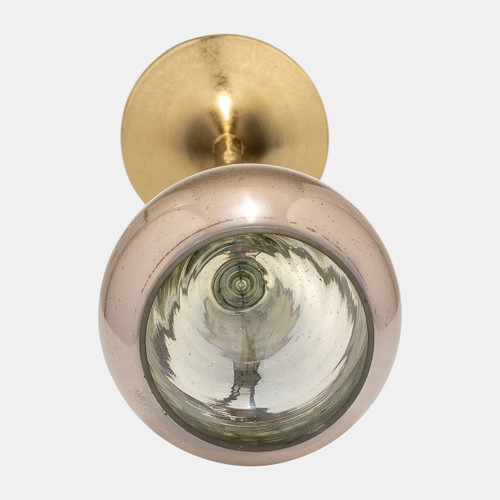 Sagebrook Home Glass 24"h Tealight Holder Champagne Wishlist Create New