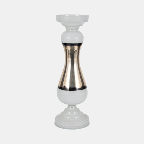 Sagebrook Home Glass 26" Candle Holder White Wishlist Create New