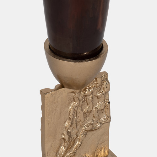 Sagebrook Home Glass 26" Trumpet Vase Bronze Wishlist Create New