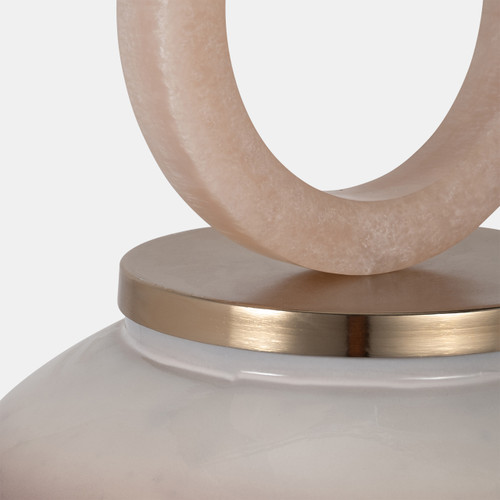 Sagebrook Home Glass 28" Vase Round Resin Topper Copper Wishlist Create New