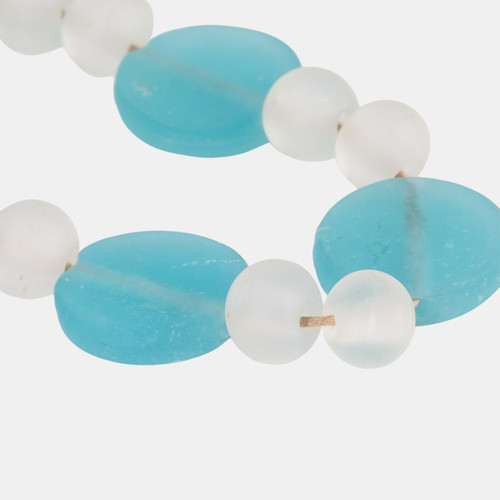 Sagebrook Home Glass 30" Beaded Circles Garland Multi Wishlist Create New