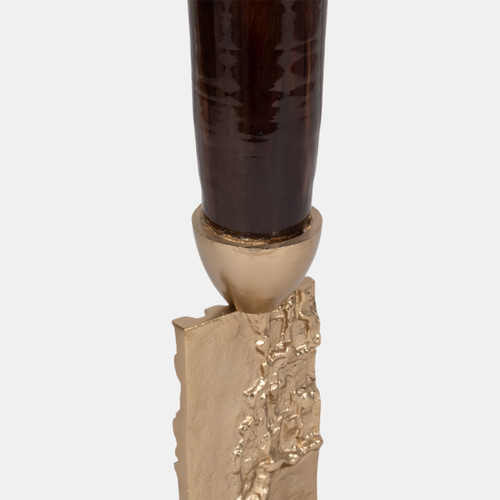 Sagebrook Home Glass 31" Trumpet Vase Bronze Wishlist Create New