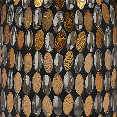 Sagebrook Home Glass 7"h Mosaic Vase Copper Wishlist Create New