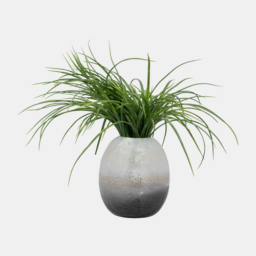 Sagebrook Home Glass 8" Crackle Vase Multi Wishlist Create New