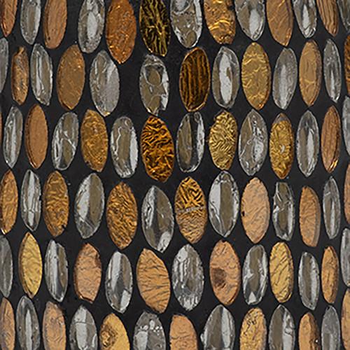 Sagebrook Home Glass 9"h Mosaic Vase Copper Wishlist Create New