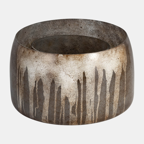 Sagebrook Home Glass S/2 10/14" Decorative Bowls Bronze Wishlist Create New