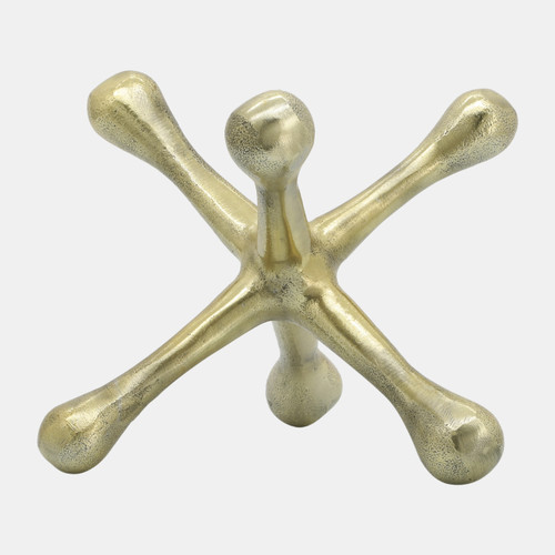 Sagebrook Home Gold Metal Jacks Sculpture 9" Wishlist Create New