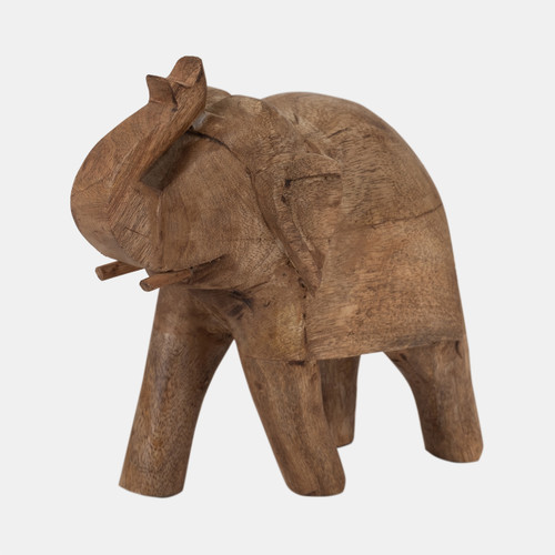 Sagebrook Home Mango Wood 8" Elephant Brown Wishlist Create New