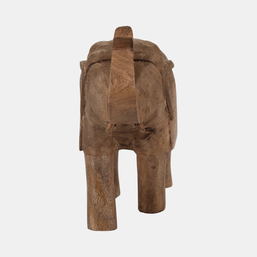 Sagebrook Home Mango Wood 8" Elephant Brown Wishlist Create New