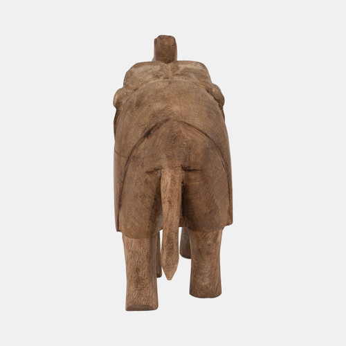 Sagebrook Home Mango Wood 8" Elephant Brown Wishlist Create New