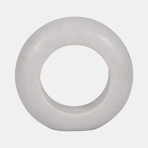 sagebrook home Marble 10" Ring Tabletop Decor White Wishlist Create New