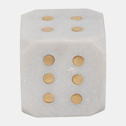 sagebrook home Marble 4" Dice White Wishlist Create New