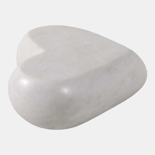 Sagebrook Home Marble 5" Heart White Wishlist Create New