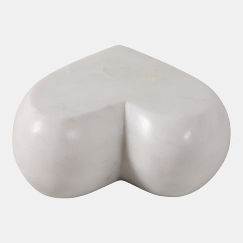 Sagebrook Home Marble 5" Heart White Wishlist Create New