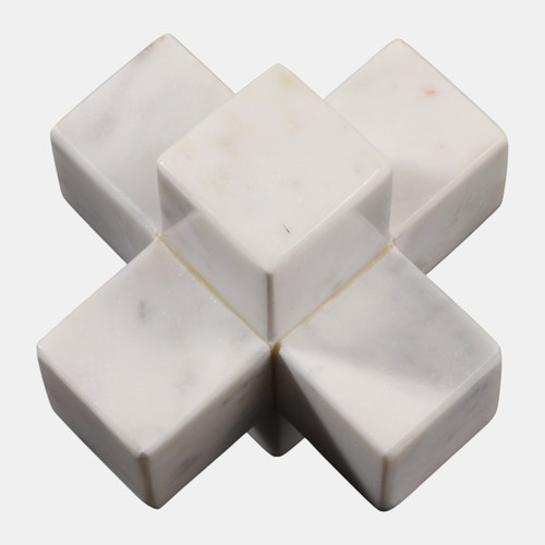 sagebrook home Marble 6" Jack Deco White Wishlist Create New
