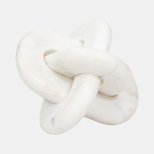 Sagebrook Home Marble 6" Knot Decor White Wishlist Create New