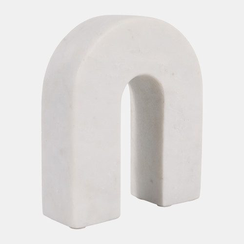 Sagebrook Home Marble 7"h Horseshoe Tabletop Deco White Wishlist Create New