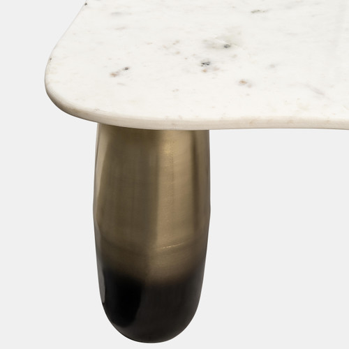 Sagebrook Home Marble/metal 30"dx16"h Coffee Table Wht/gld Wishlist Create New