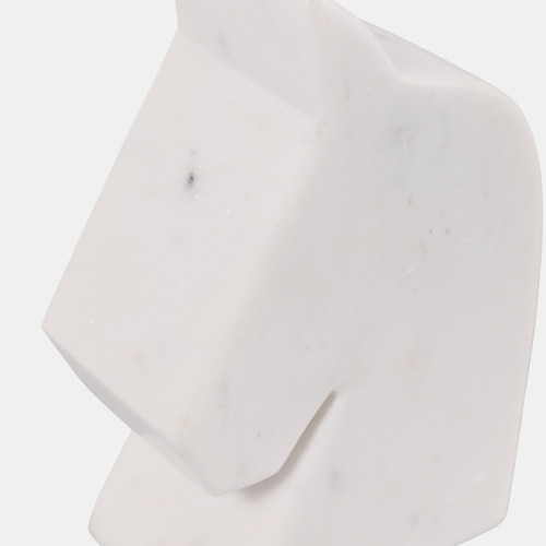 Sagebrook Home Marble S/2 6" Horse Head Bookends White Wishlist Create New