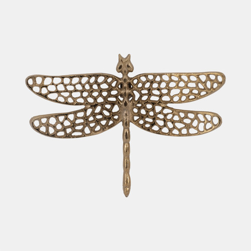 sagebrook home Metal 10" Dragonfly W/ Cutouts Gold Wishlist Create New