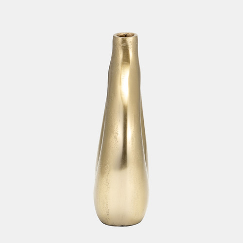 Sagebrook Home Metal 10" Open Cut Vase Gold Wishlist Create New