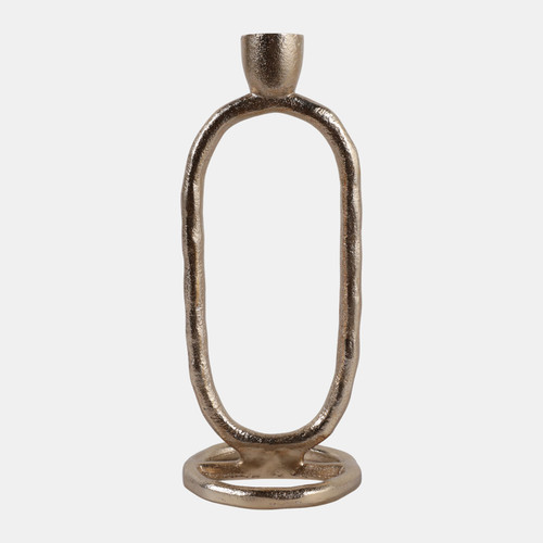 sagebrook home Metal 10" Open Oval Taper Candleholder Gold Wishlist Create New