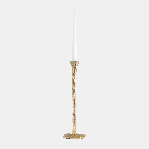 Sagebrook Home Metal 11" Forged Taper Candleholder Gold Wishlist Create New