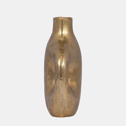 Sagebrook Home Metal 11" Hammerd Cut-out Vase Gold Wishlist Create New