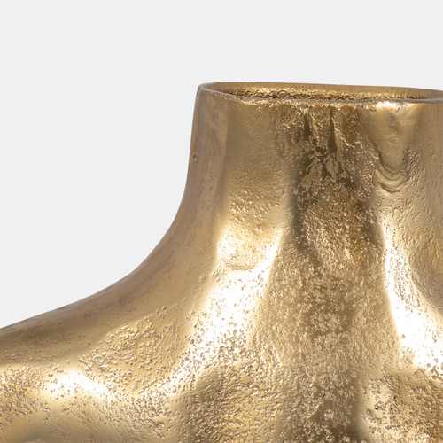 Sagebrook Home Metal 11" Hammerd Cut-out Vase Gold Wishlist Create New
