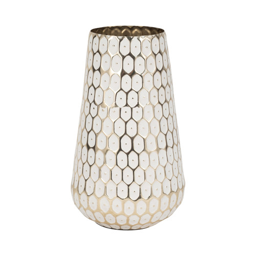 Sagebrook Home Metal 11" Tribal Vase Gold Wishlist Create New
