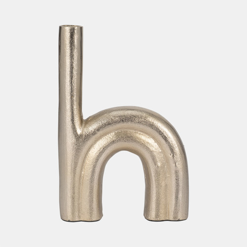 sagebrook home Metal 12" Double Arch Vase Champagne Wishlist Create New