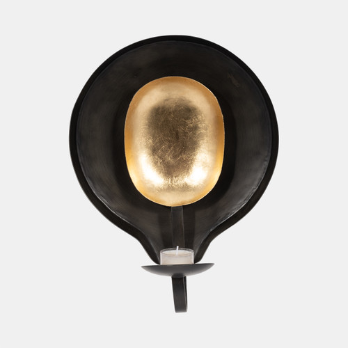 Sagebrook Home Metal 12" Round Votive Holder Black/gold Wishlist Create New