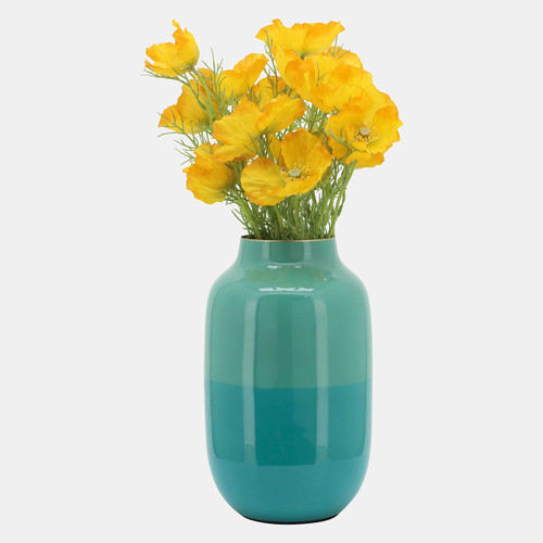 Sagebrook Home Metal 12" Urn Vase Green Wishlist Create New