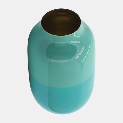 Sagebrook Home Metal 12" Urn Vase Green Wishlist Create New