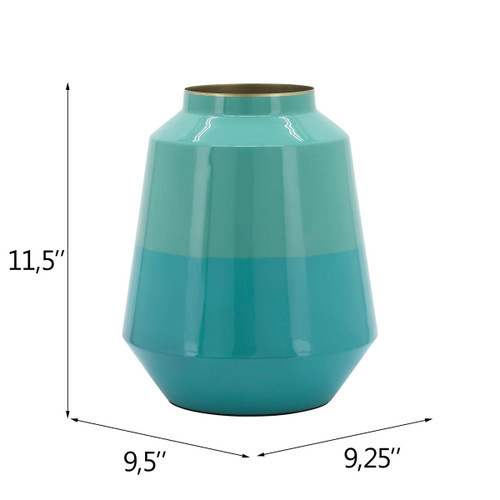 Sagebrook Home Metal 12" Vessel Vase Green Wishlist Create New