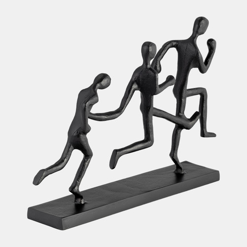 Sagebrook Home Metal 13"l 3-man Running Black Wishlist Create New