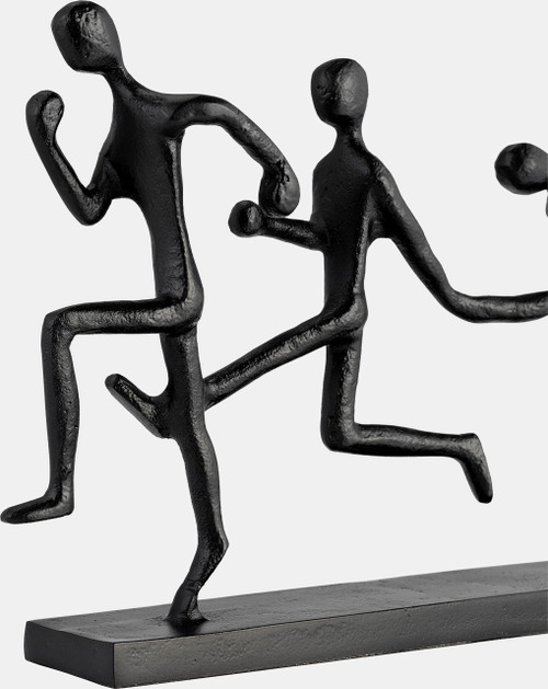 Sagebrook Home Metal 13"l 3-man Running Black Wishlist Create New