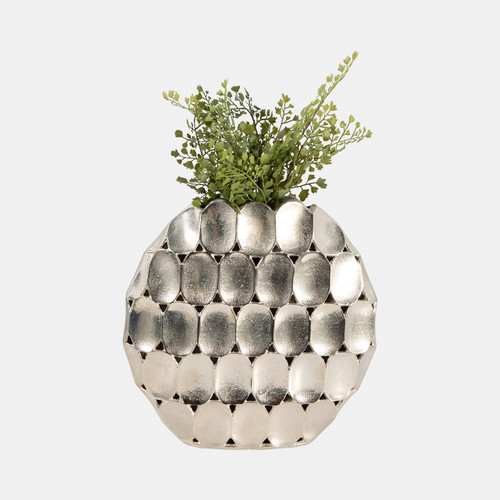 Sagebrook Home Metal 13" Oval Vase Silver Wishlist Create New