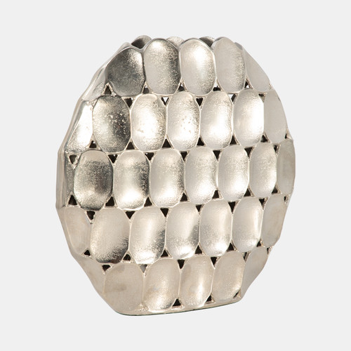Sagebrook Home Metal 13" Oval Vase Silver Wishlist Create New
