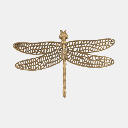 sagebrook home Metal 14" Dragonfly W/ Cutouts Gold Wishlist Create New