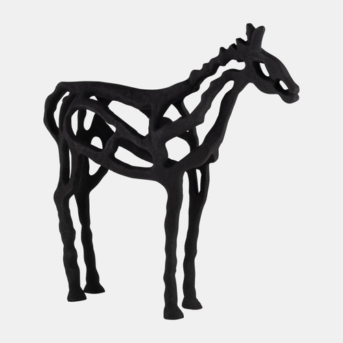 Sagebrook Home Metal 14"h Horse Illusion Sculpture Black Wishlist Create New