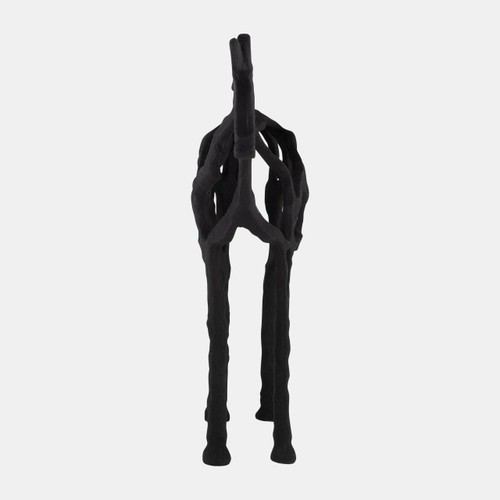 Sagebrook Home Metal 14"h Horse Illusion Sculpture Black Wishlist Create New