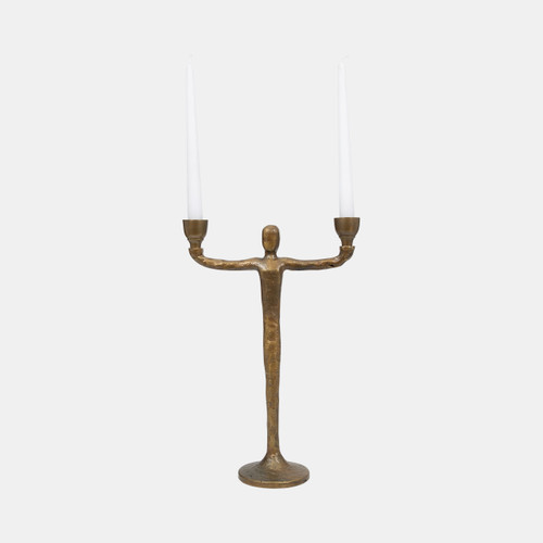 Sagebrook Home Metal 15" 2 Taper Candelabra Gold Wishlist Create New
