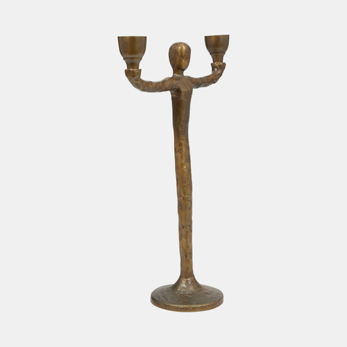 Sagebrook Home Metal 15" 2 Taper Candelabra Gold Wishlist Create New